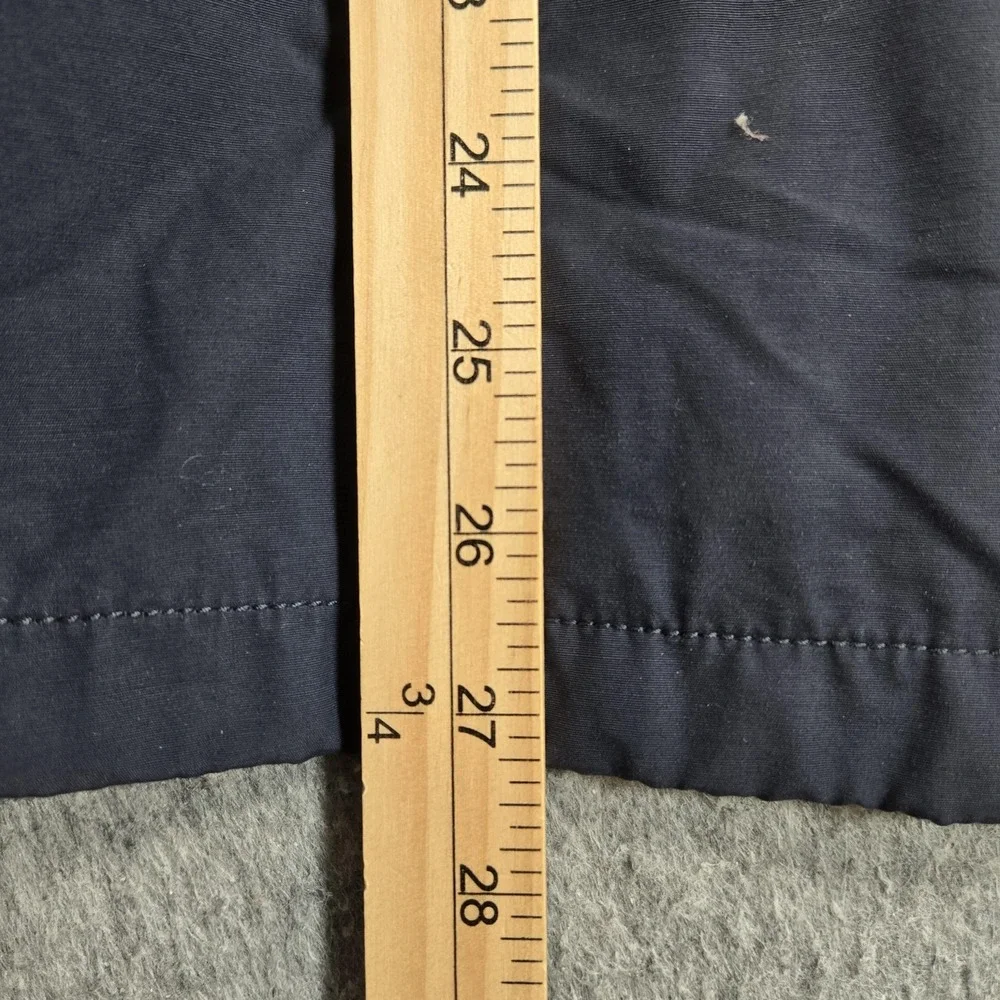 The North Face Jacket Mens 2XL Blue Hooded Flannel‎ Lined Windbreaker NF0A4QZJ